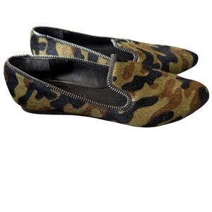 Veronica Beard Women’s 7.5 Camo Calf Hair Shoes